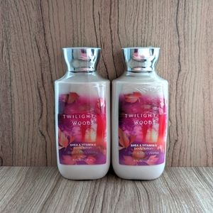 2 Bath & Body Works Twilight Woods Body Lotions